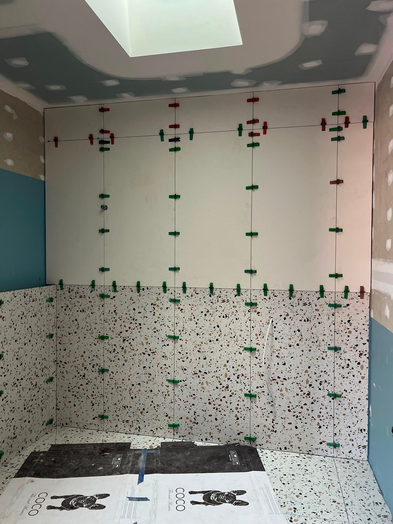 Detailed tile and mosaic workmanship