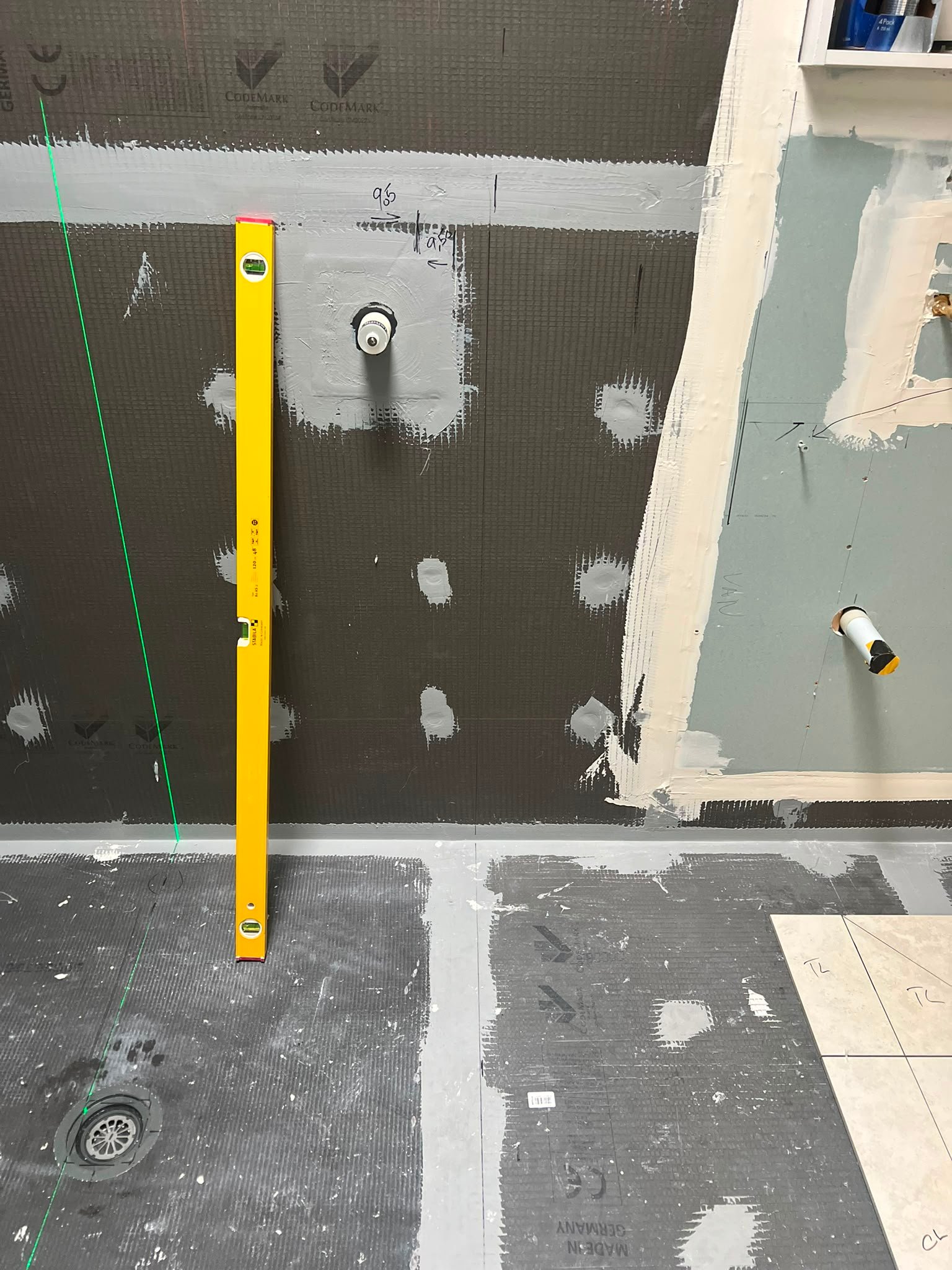 Natural stone installation