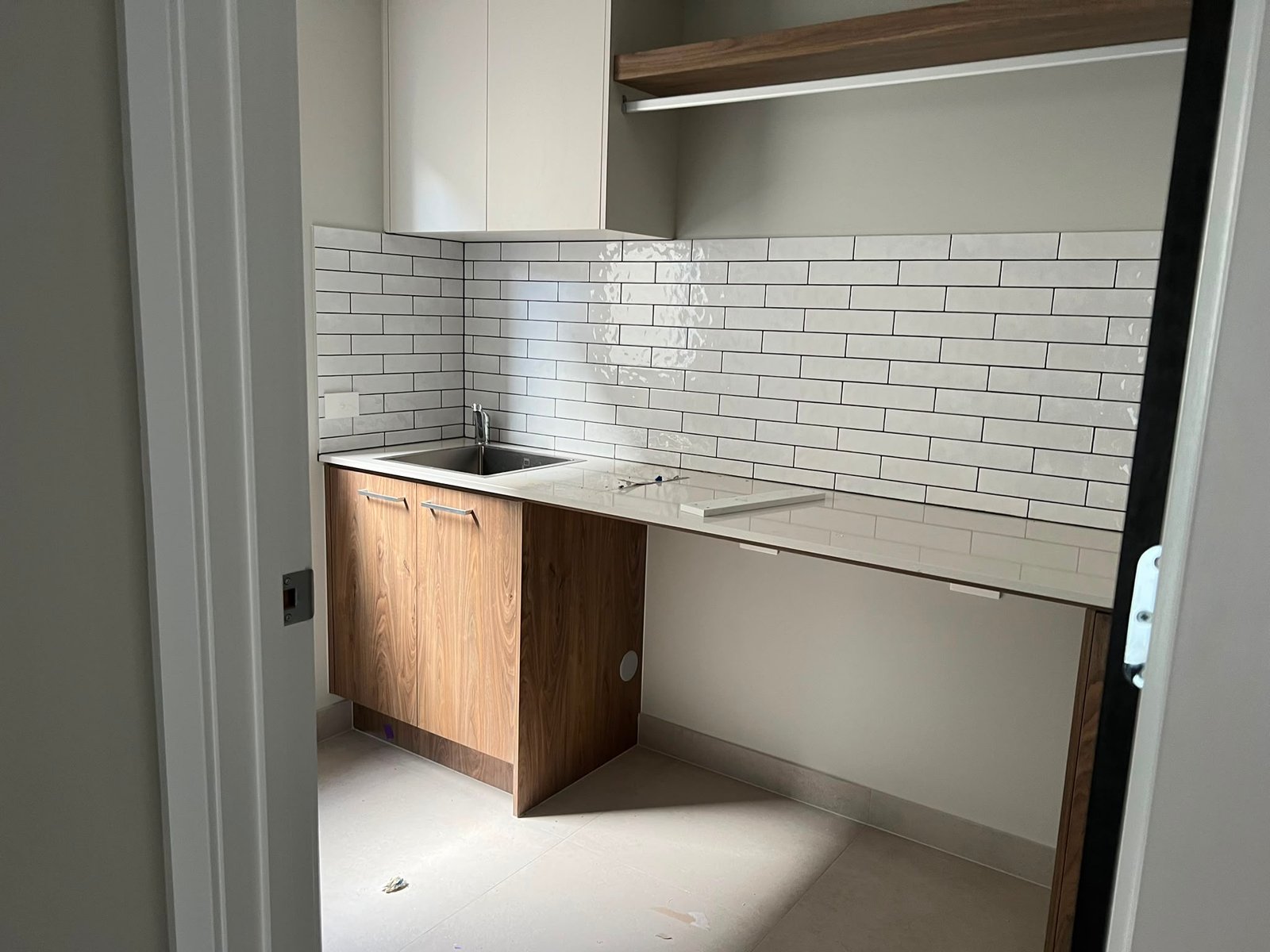 Completed bathroom renovation and tiling in Geelong